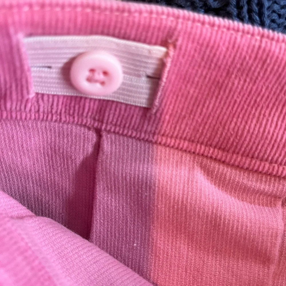 Crewcuts size 12 pink pleated corduroy skirt